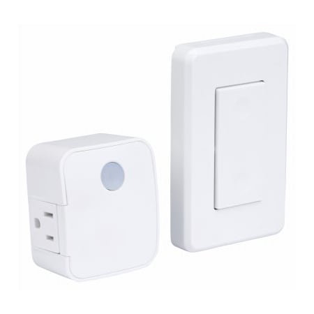 Amertac Wall Switch, 15 A, 1875 W, White RFK1600LC